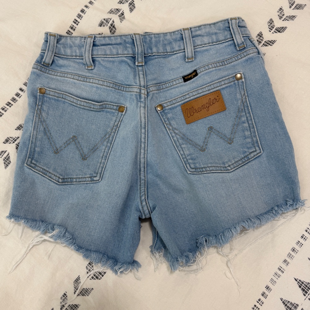 Wrangler Light Blue Denim Shorts